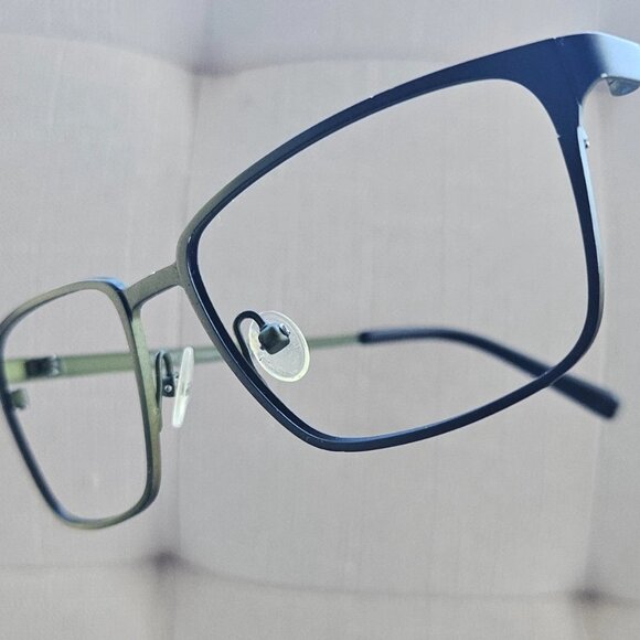 MODO Eyeglasses Frame Black Tone Metal Titanium Eye Wear Model 4218 Glasses